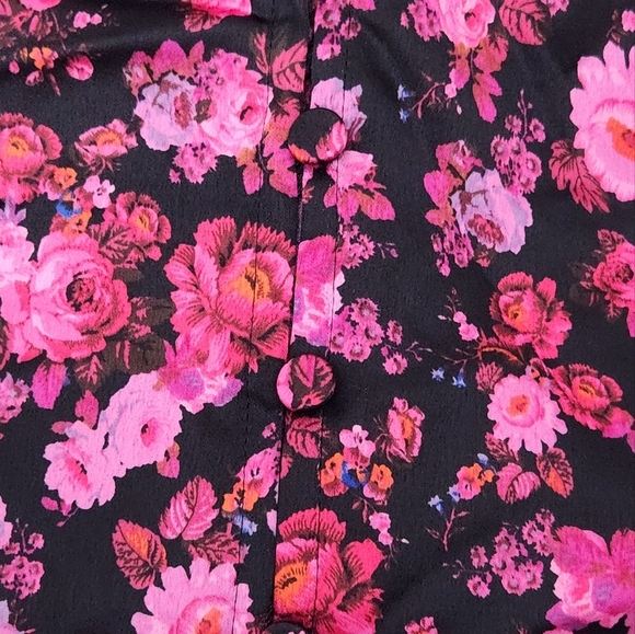 New!For Love and Lemons Lola Babydoll Mini Floral Dress - Picture 14 of 16